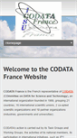 Mobile Screenshot of codata-france.org